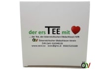 Teepackung von oben